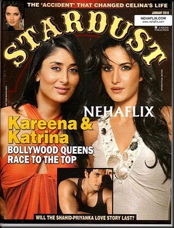 Kareena Kapoor and Katrina Kaif  on Stardust magazine