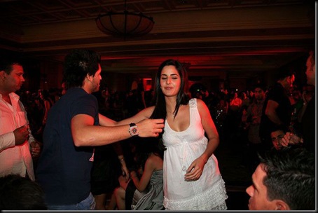 2Katrina Kaif in a White Short Dress at IPL after Nights party