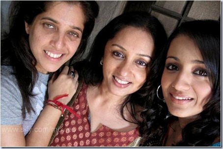 Designer Shabina Khan (who is doing Akshay's clothes), Uma and Trisha