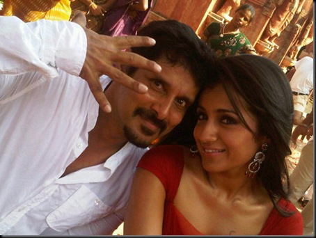 Trisha-and-Vikram-3-Roses-Shooting-Picture