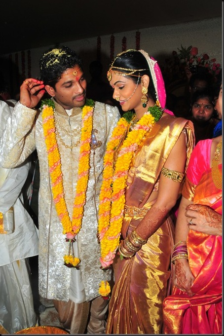 Allu Arjun Sneha Reddy wedding stills11