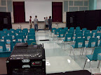 Church is set up. Anointing is present.