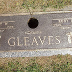 Roy West Gleaves                  Ruby Adams Gleaves