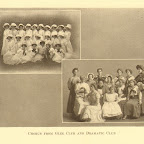 Chorus from Glee Club and Dramatic Club