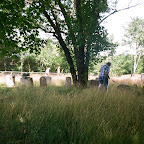Click to Expand Roy Ellen looks for fallen limbs Gleaves-Clements Cemetery June 2009