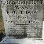 Click to Expand Nancy Crockett
Born Feb. 4, 1818
Died June 24, 1887
(This person has not been identified)