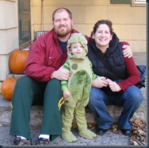 raking leaves halloween with Raleigh 061