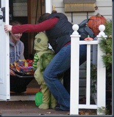 raking leaves halloween with Raleigh 064