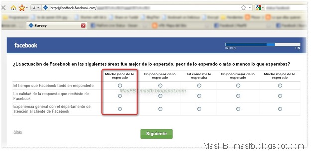 ENCUESTA CALIDAD SERVICIO encuesta calidad servicio: