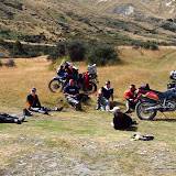 Mittagspause auf der Hütte
