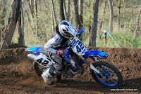 Michael on his Yamaha 250F MX bike Michael on his Yamaha 250F MX bike
