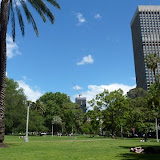 Mittagpause im Business District