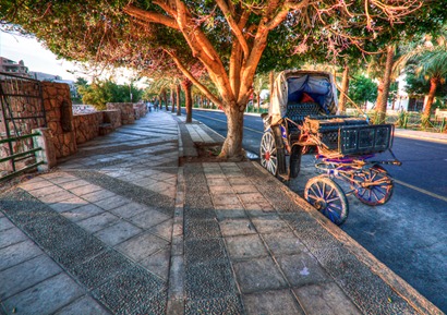 Carriage on the street in Aqaba