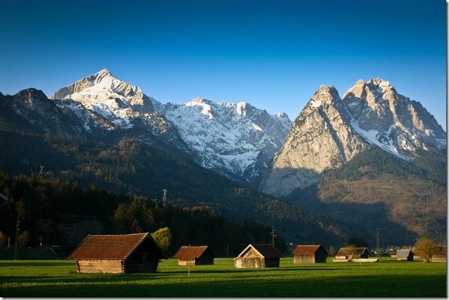 Garmisch Field at Sunrise-4