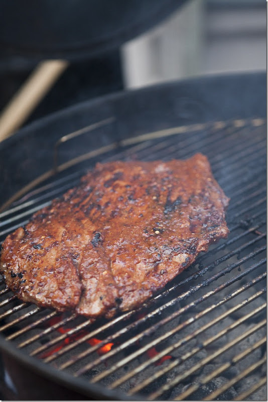 Flank Steak on the Grill-2