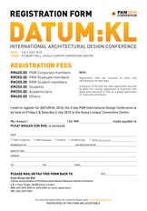 Datum KL 2010 Preview & Registration Form 1 11