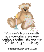 Add Bear Essentials candle