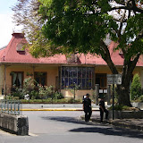 A couple of police officers on east side of Morazan Park.