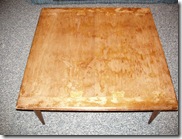 coffee table before