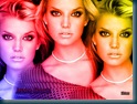 colorful Jessica Simpson