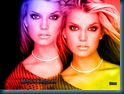 colorful Jessica Simpson