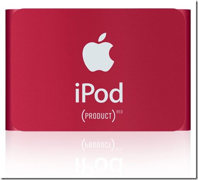 Red Special Edition iPod shuffle