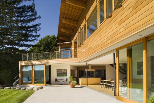 wood house with cedarpark architect
