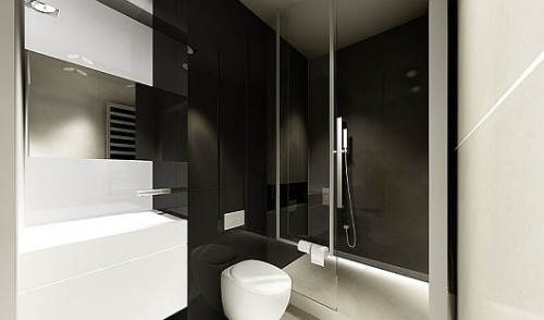 contemporary bathroom design plans concept