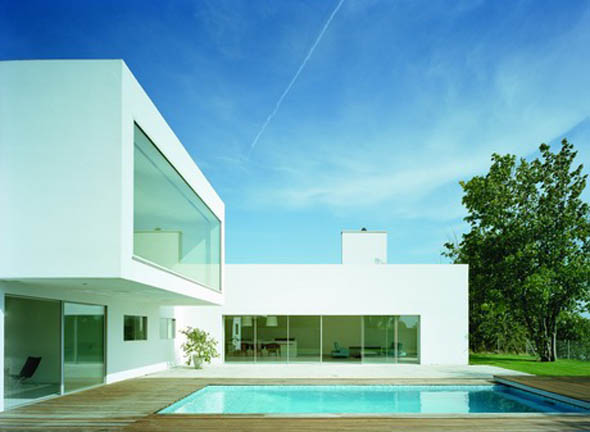 minimalist villa m2 family house