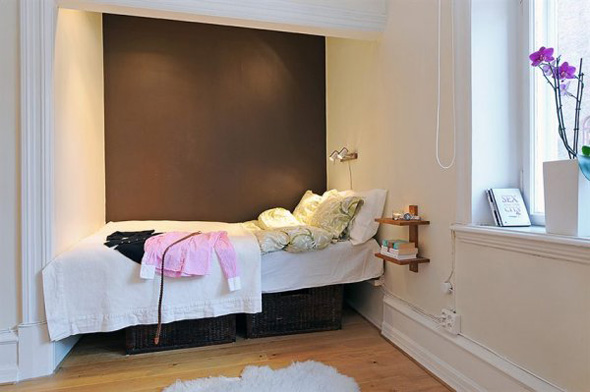simple minimalist bedroom apartment design
