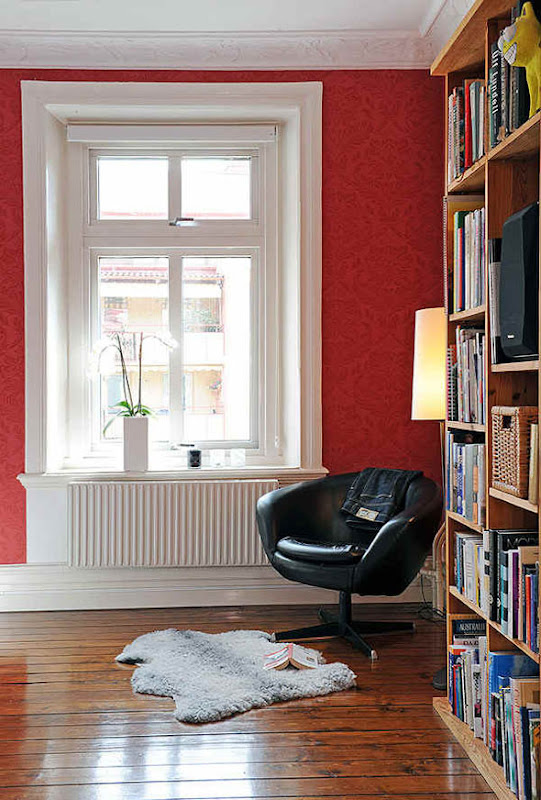 library room decor inspiration in apartment