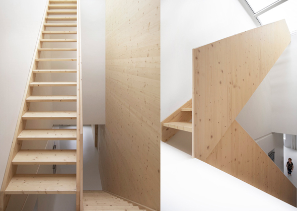 modern wooden stairs design inspiration