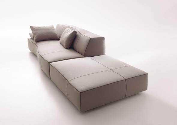 modern coated foam sofa seat