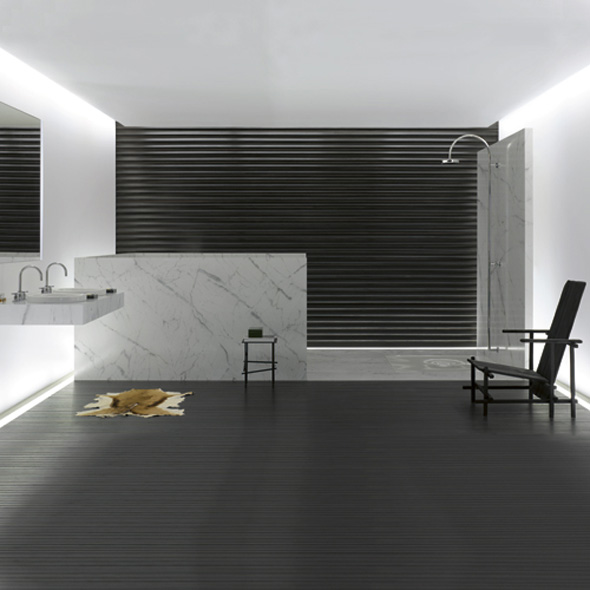 minimalist elegant large bathroom design