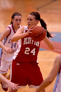 Taylor Wenger looks to pass vs LCC