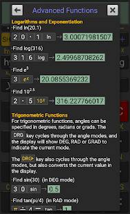 RealCalc Scientific Calculator Screenshot
