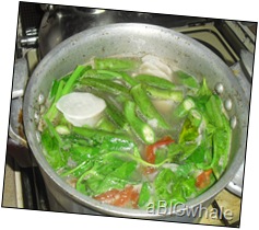 add the vegies, add sili last.. cook for 10-15more minutes..
