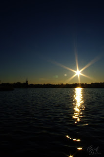 Diffraction and reflections in the water