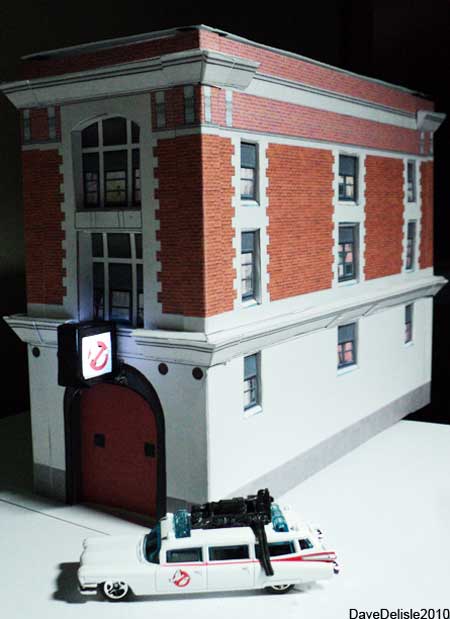 Ghostbusters Firehouse Papercraft