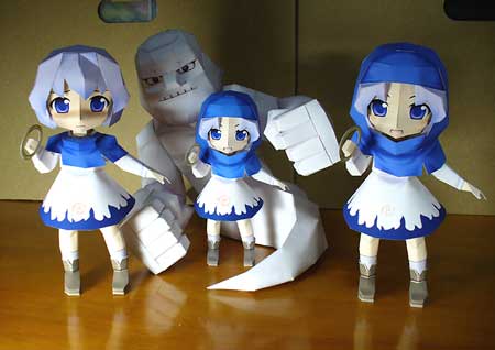 Touhou Project Papercraft - Ichirin Kumoi Unzan