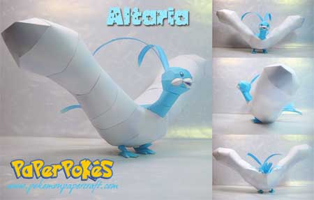 Pokemon Altaria Papercraft