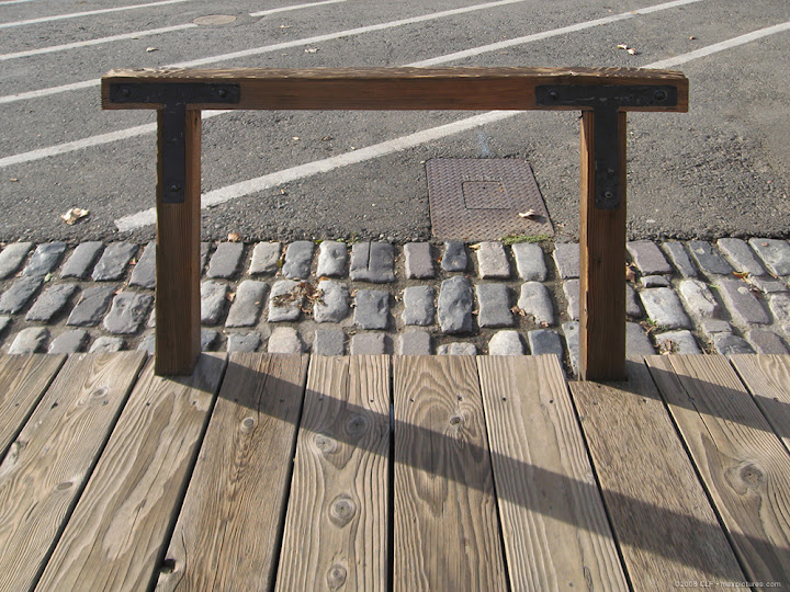 No parking. Hitching post.