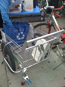 shopping cart bike trailer
