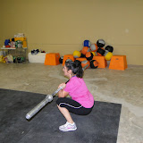 Nice squat.  Just a few months ago, Aida was doing assisted squats with a box!