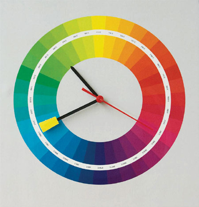 Pantone clock