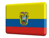 Rotated Ecuador flag