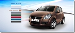 Maruti Ritz – Colours its available in