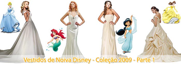 vestidos disney 2009 1 Vestidos de Noiva Disney 2009   Parte 1
