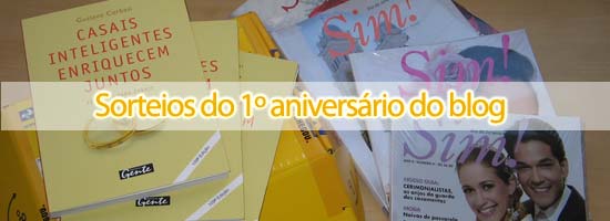 Concorram a prêmios no 1º aniversário do blog sorteios niver ano 1 Concorram a prêmios no 1º aniversário do blog