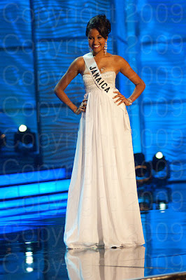 jamaica1 Miss Universo 2009: Inspirações para vestidos de madrinha e noiva